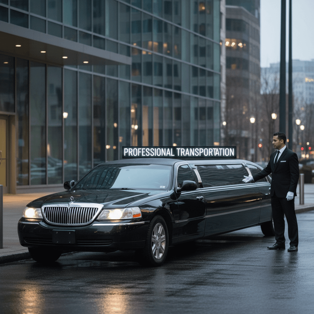 Luxury limousine for weddings proms and special events