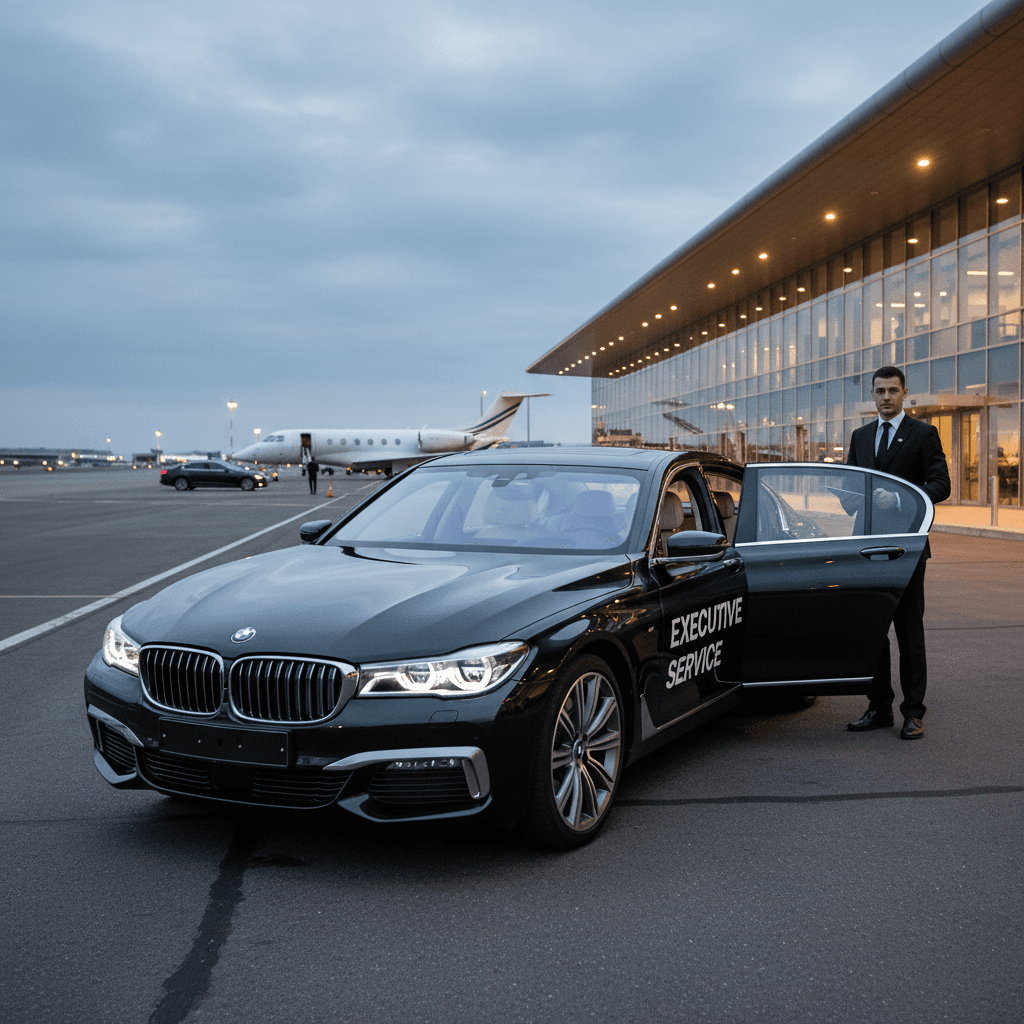 BMW 7 series sedan for upscale corporate travel